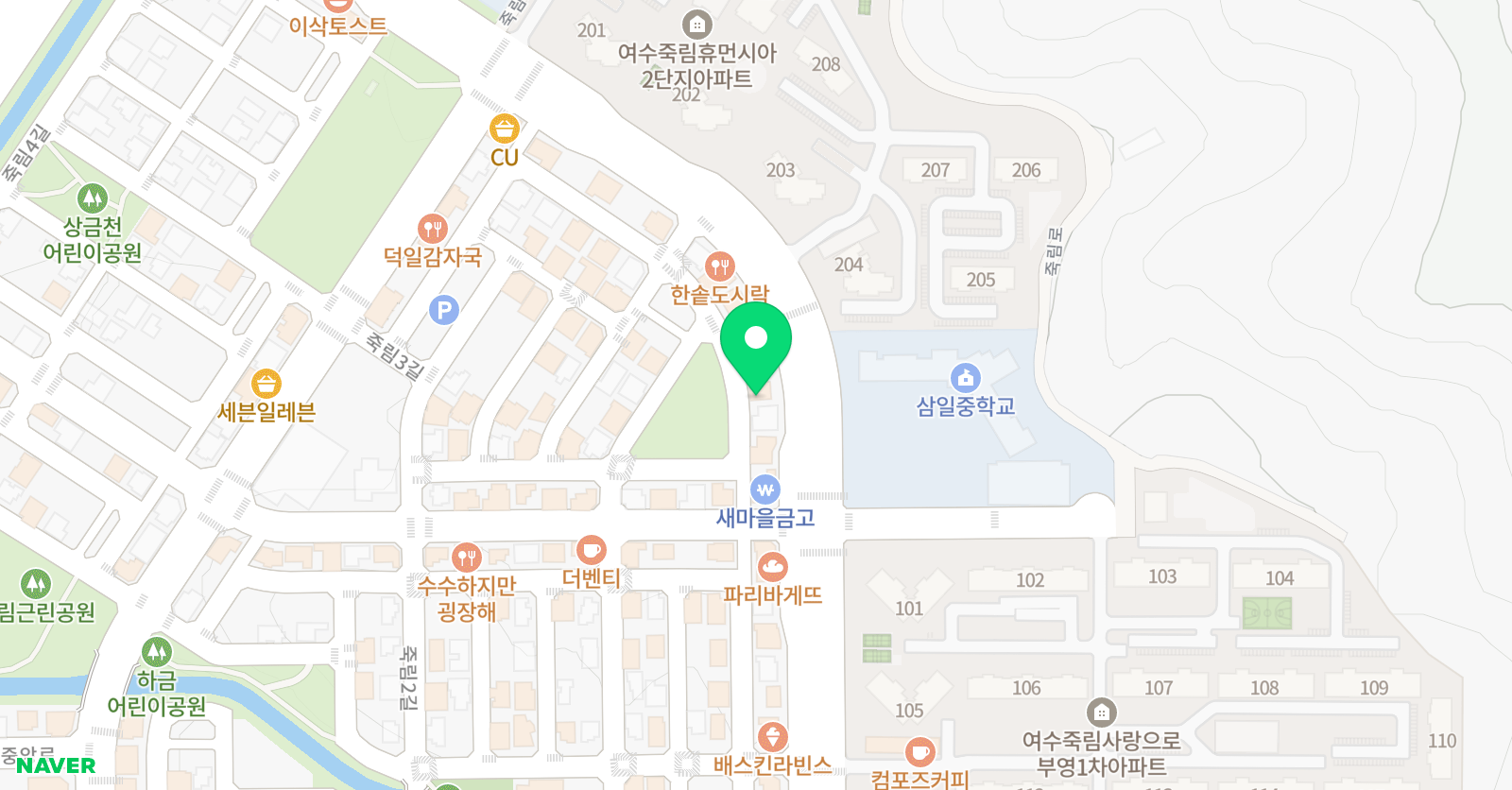 프렌아카데미 학원 위치