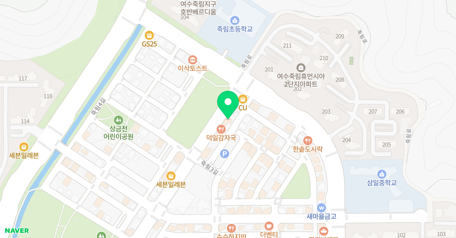 국제리더스스쿨 죽림학원 위치
