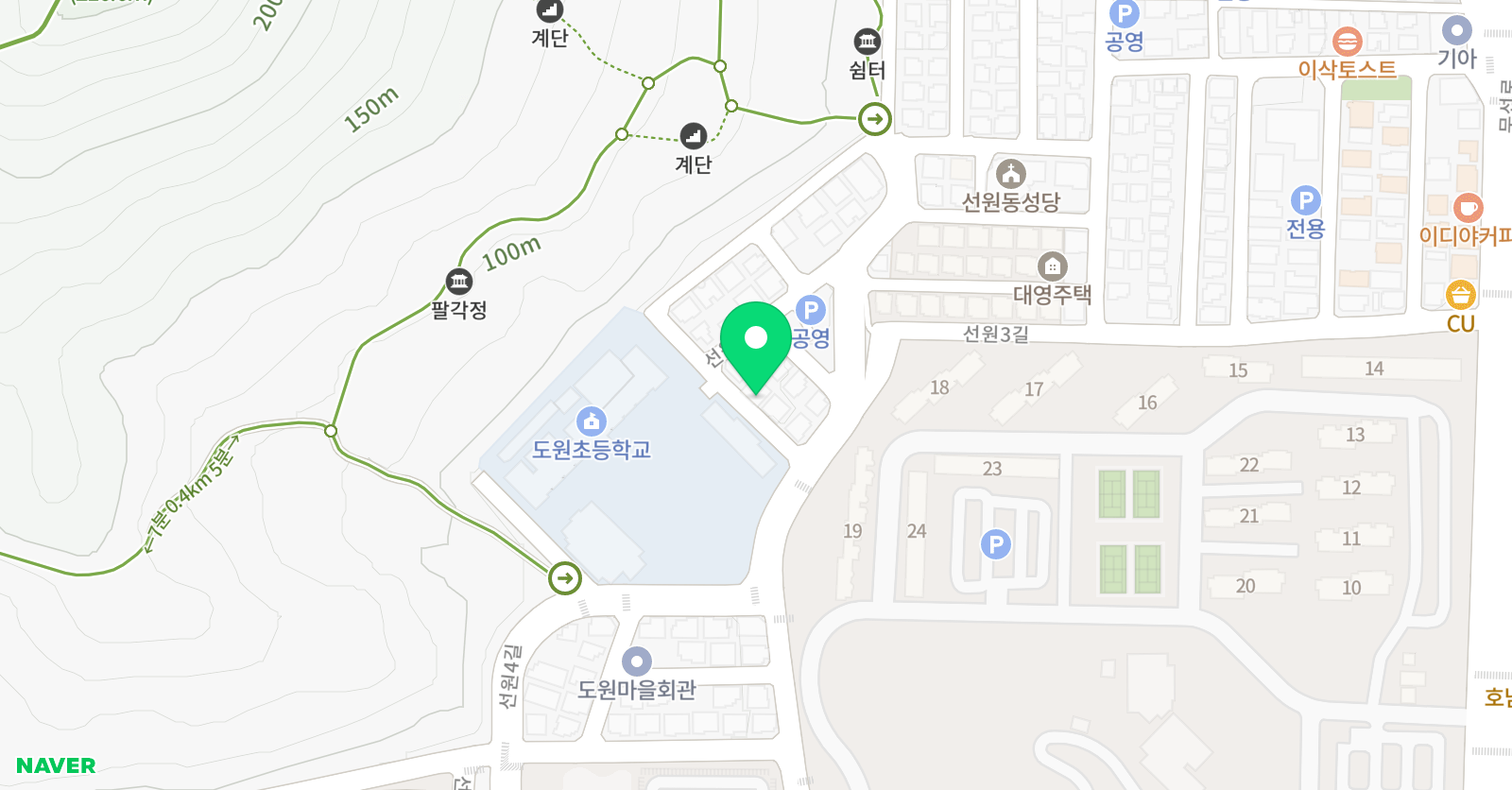 몬스터매스사고력 수학학습소 도원초교육원 위치