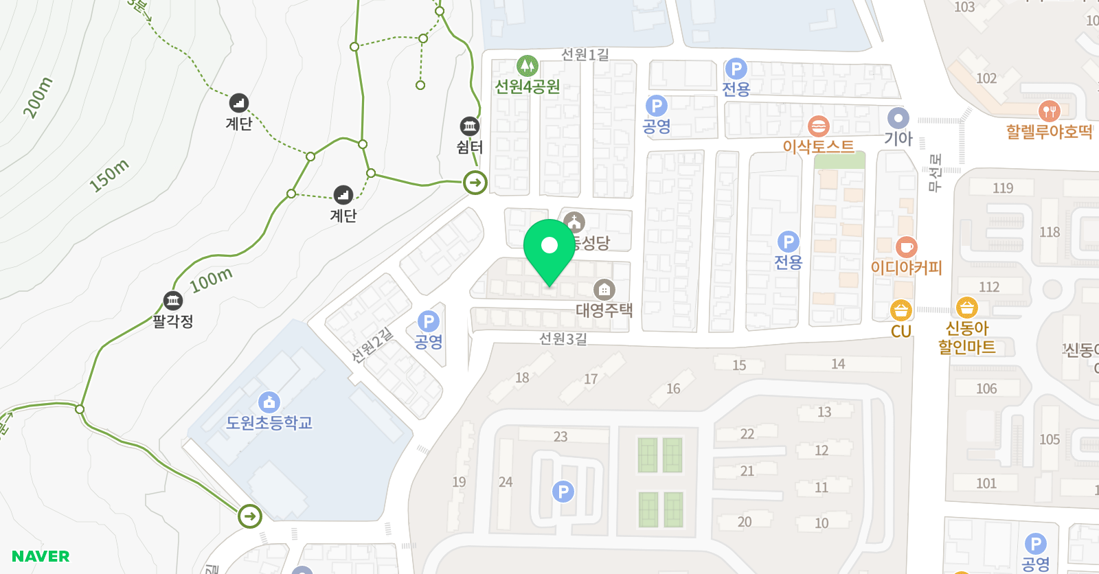 플라톤독서토론논술 도원교실공부방 위치