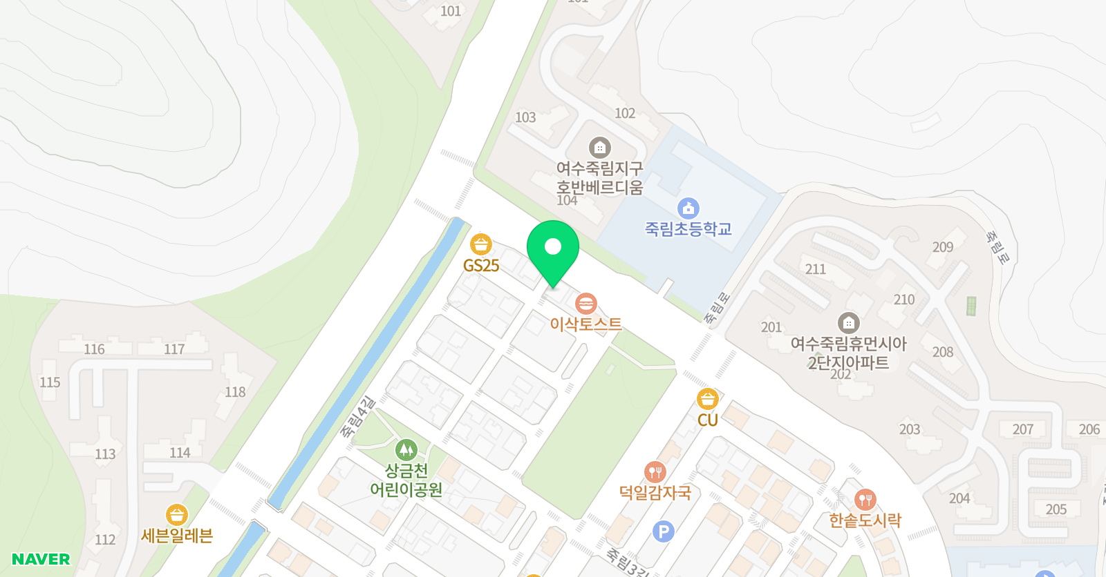 완벽한수학 죽림성지점 위치