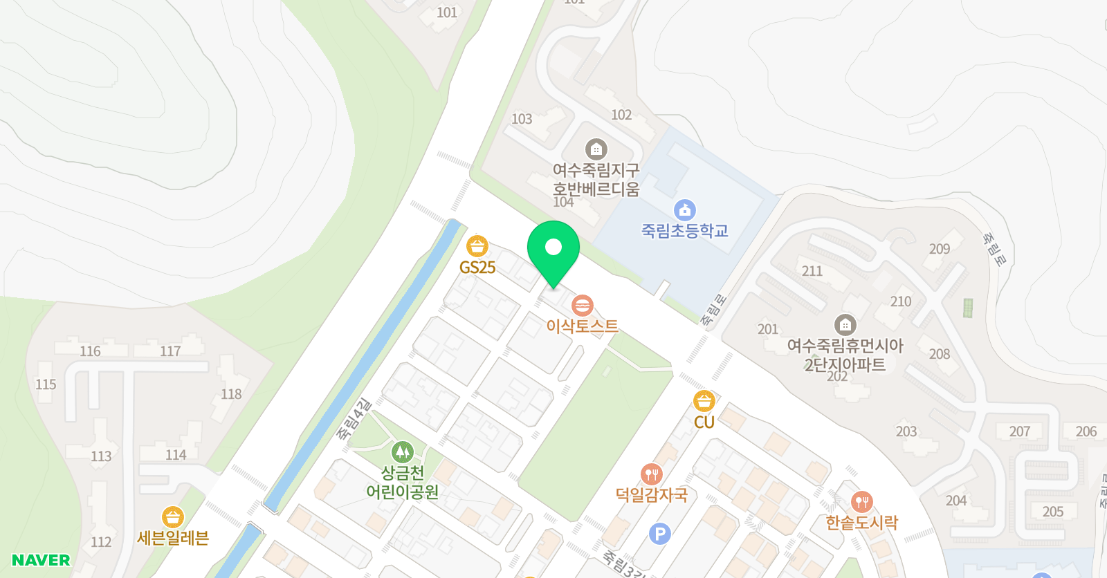 아트리 미술학원 위치