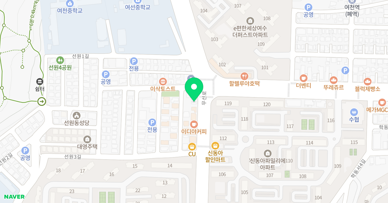 위더스 영어수학학원 위치