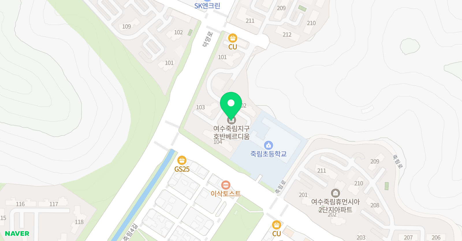 독서토론논술 죽림교습소 위치