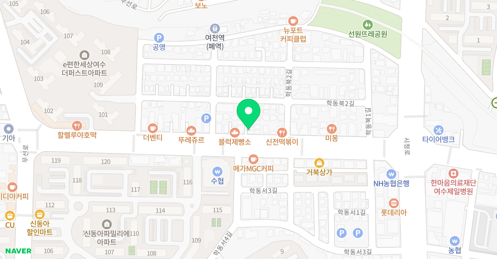 SM 수학 학원 위치