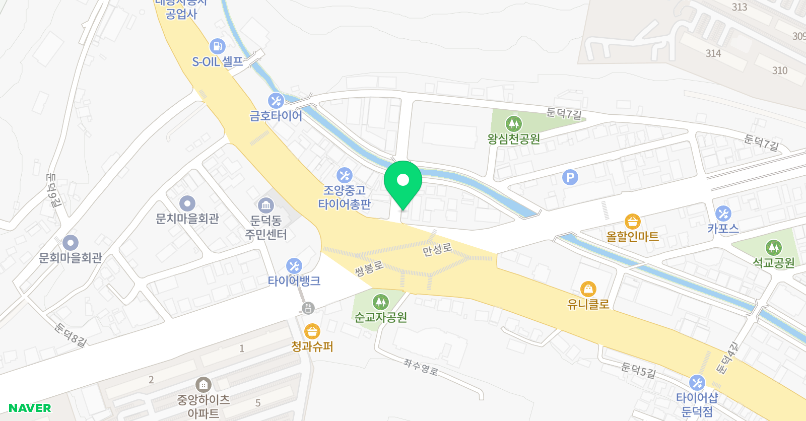 튼튼영어 여수교육본부 위치