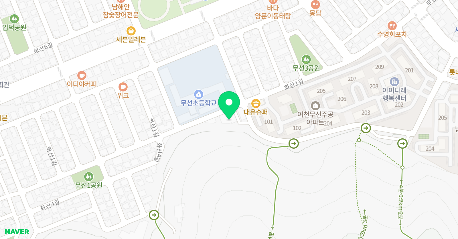 해성 스포츠클럽 위치