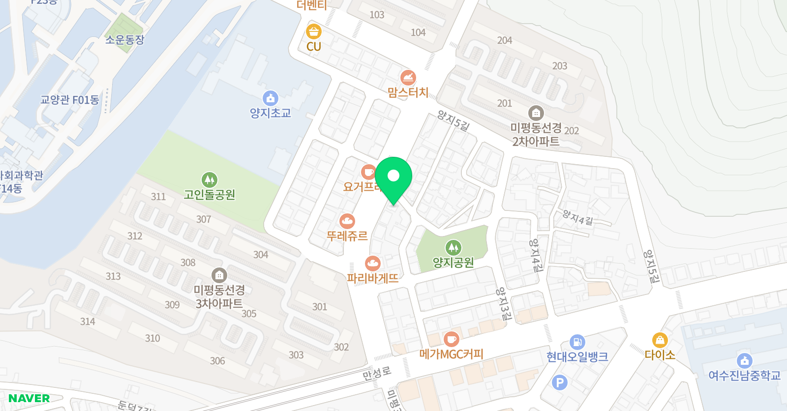 세계 영어학원 위치