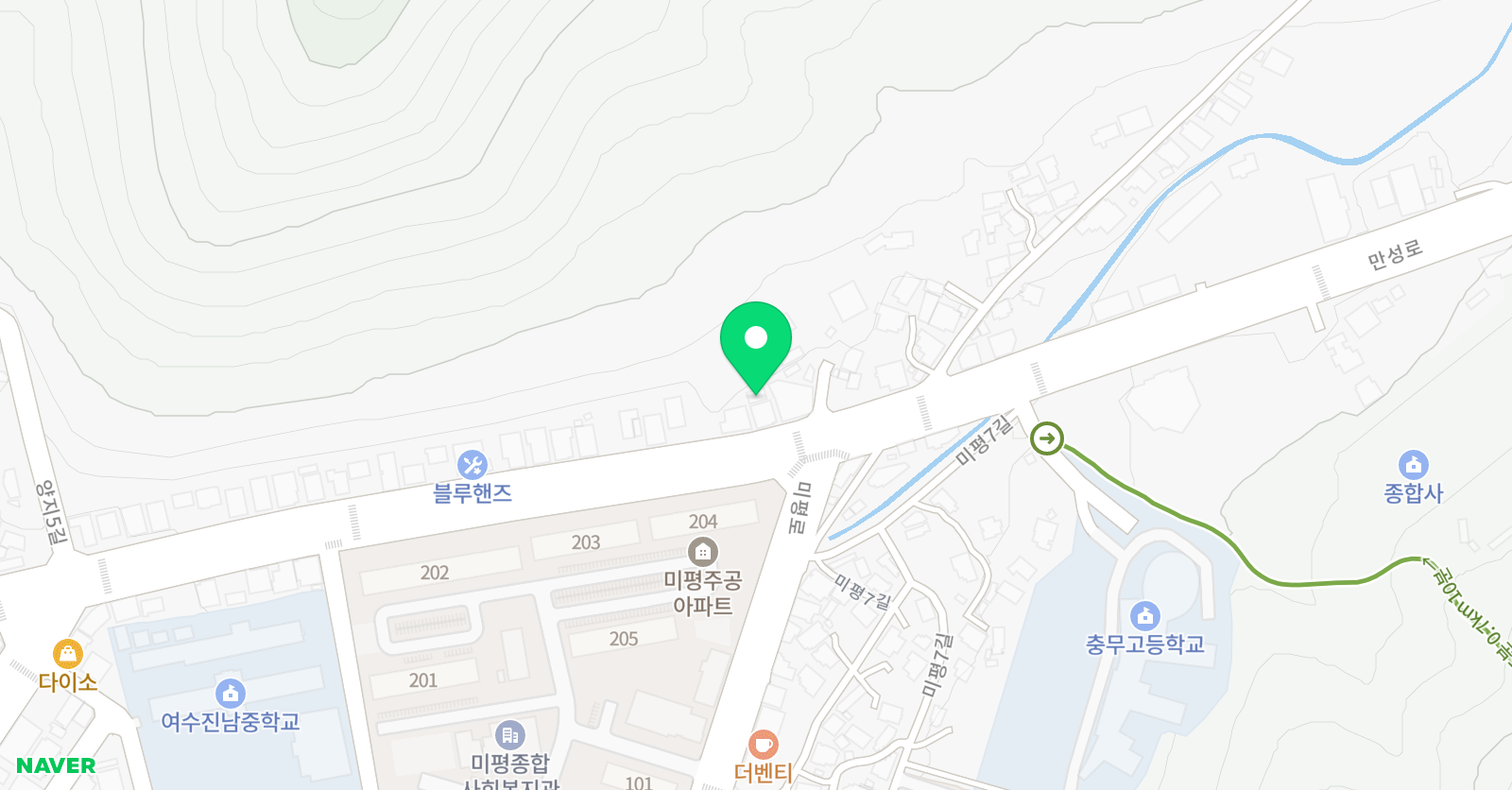 다온 수학학원 위치