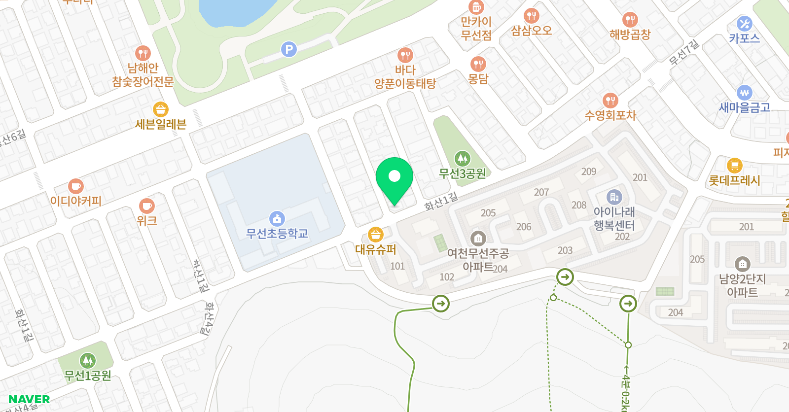 칸타스푸르넷 학원 위치