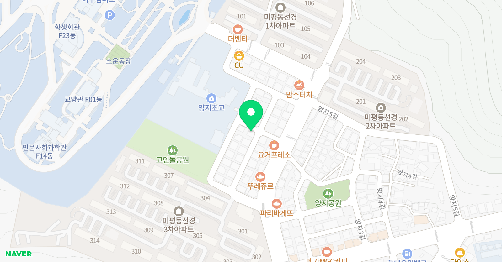 위드뮤직클래스 음악교습소 위치