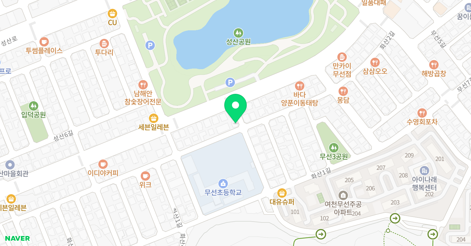 용인대엘리트 태권도장 위치