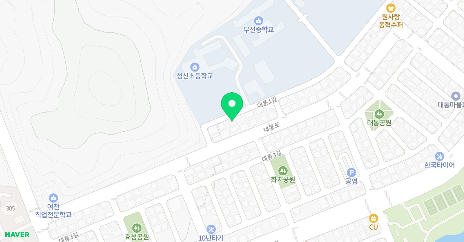 성산 태권도 위치