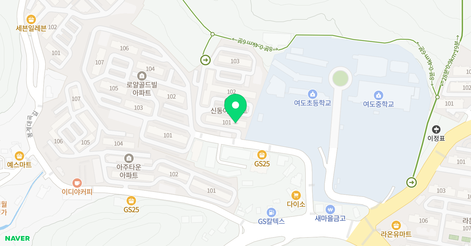 매글리시 영어수학학원 위치
