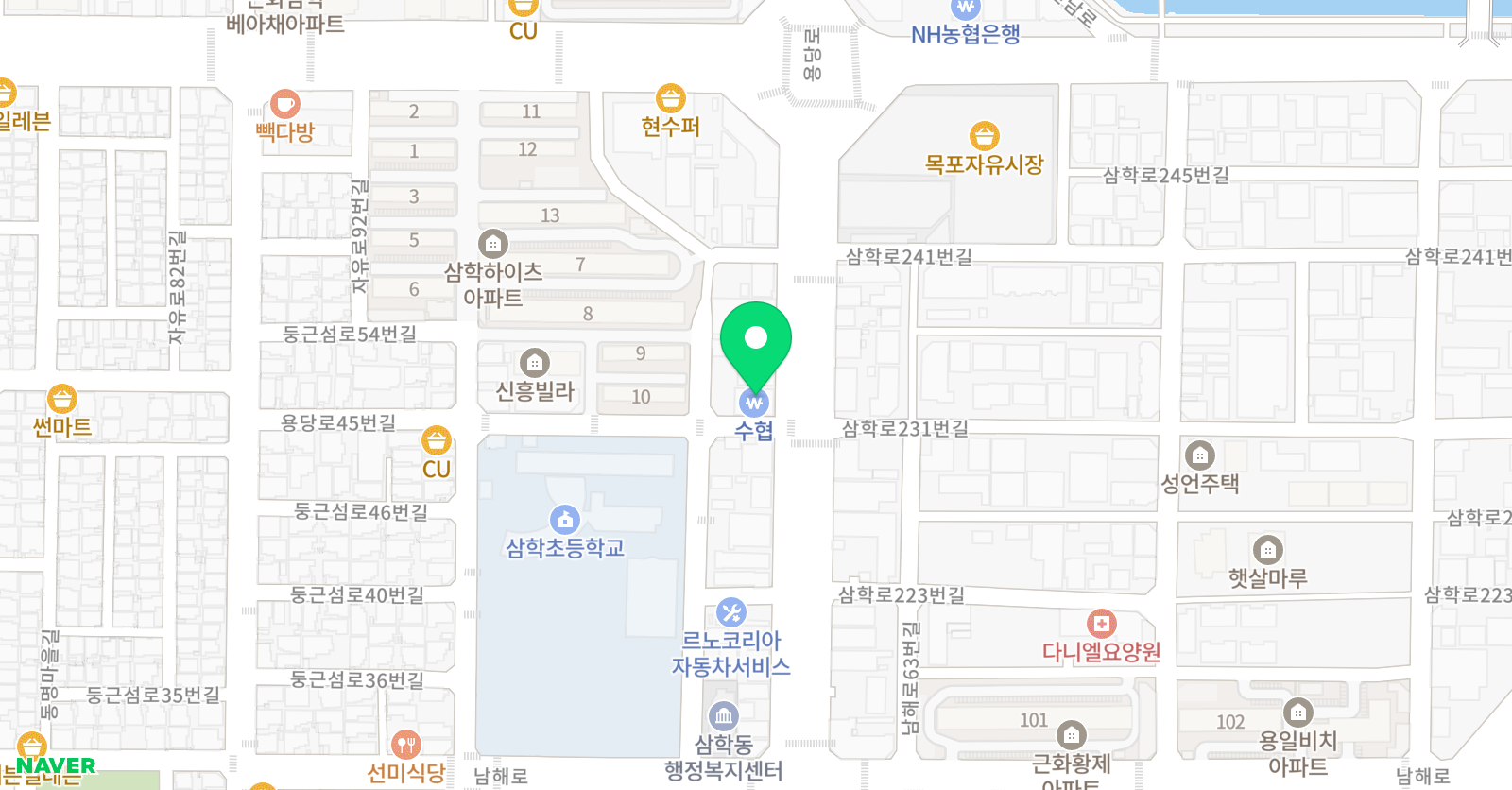 청호 태권도 위치