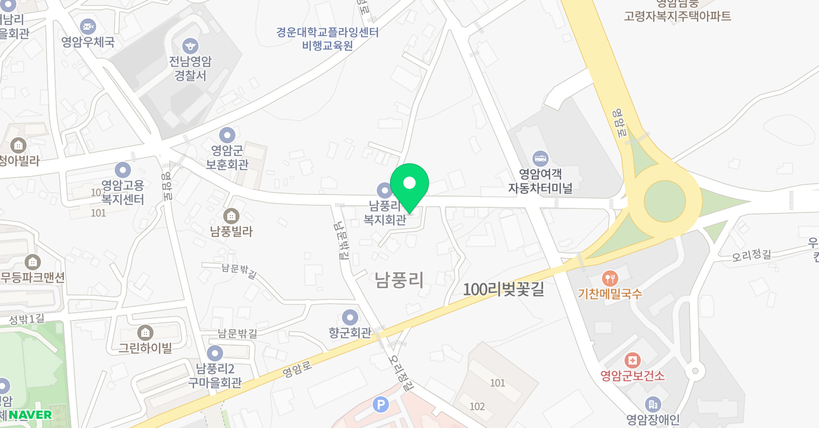3030 영어 영암러닝센터 위치