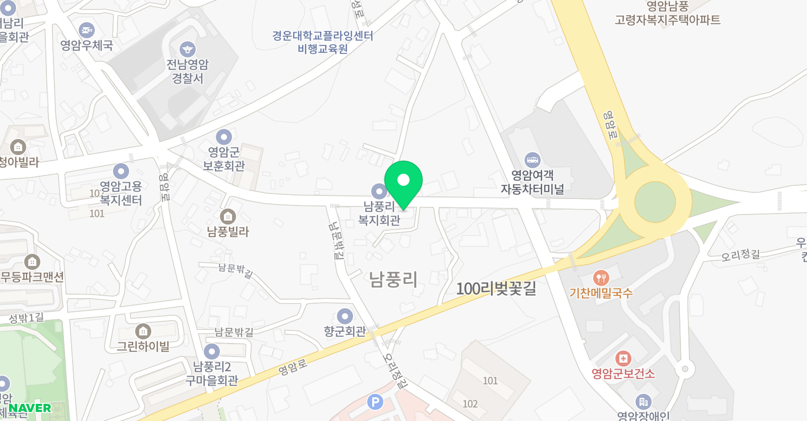 삼공삼공 영어 영암러닝센터 위치
