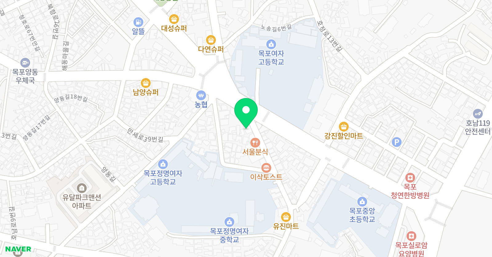 차오름 영수학원 위치