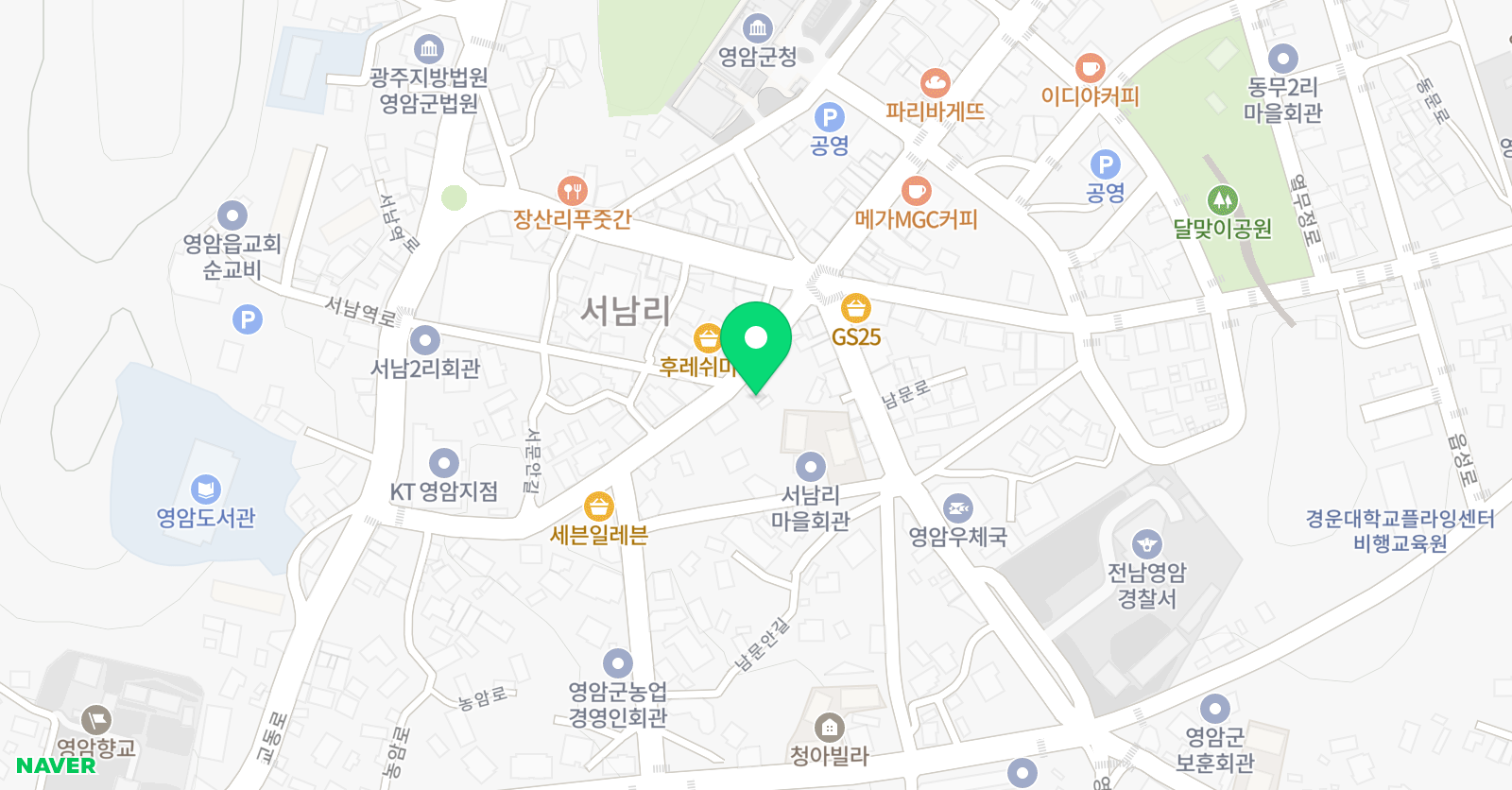 미래엔수학 영암학림 학원 위치