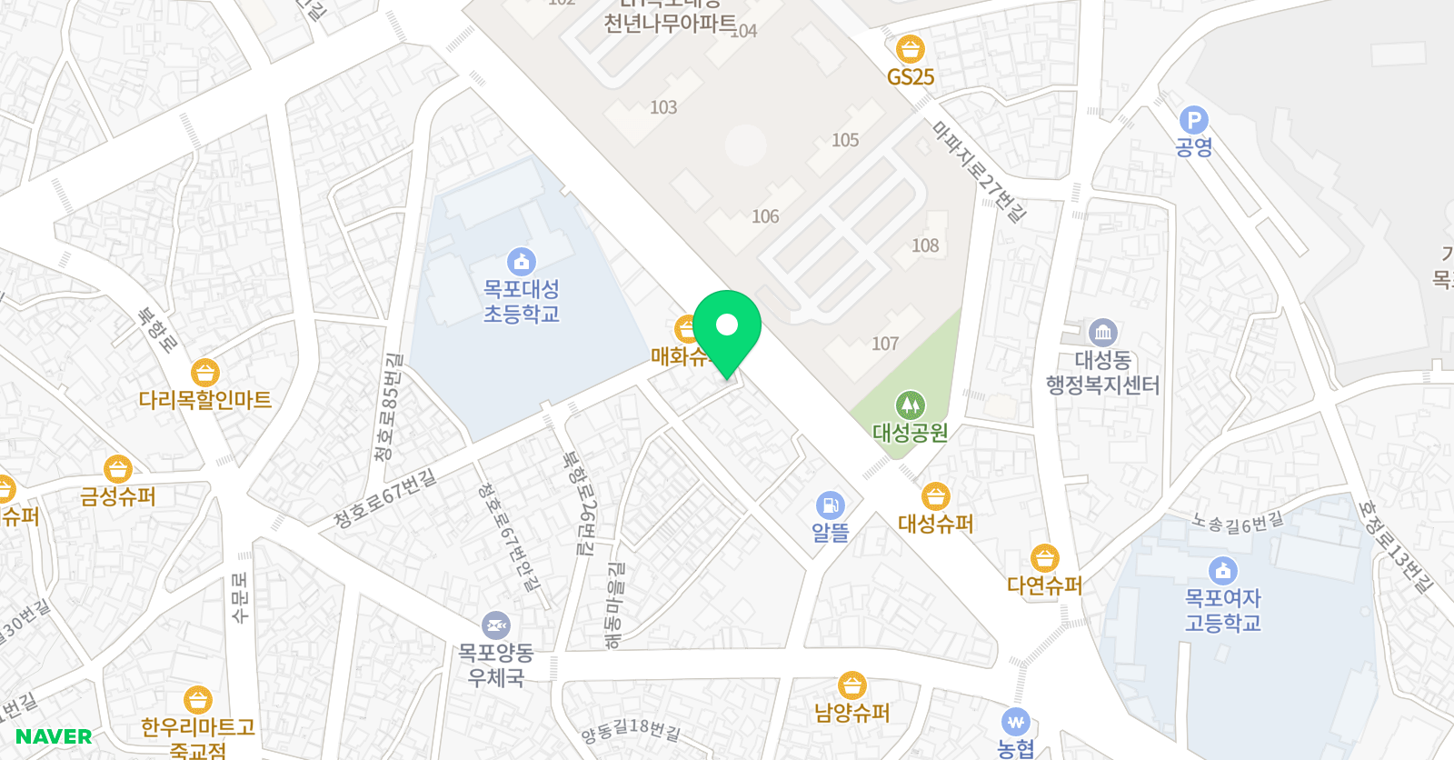 오선생생각 수학 위치