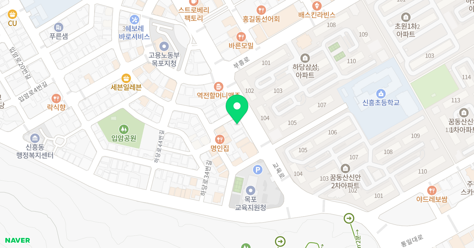 GY 학원 위치