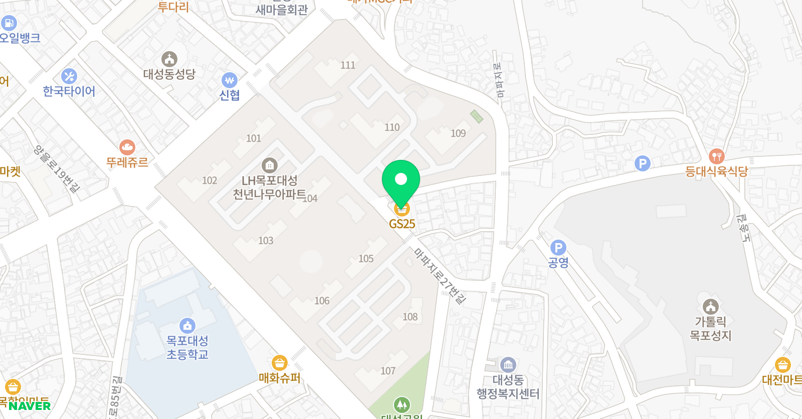 용인대다윗 태권도 위치