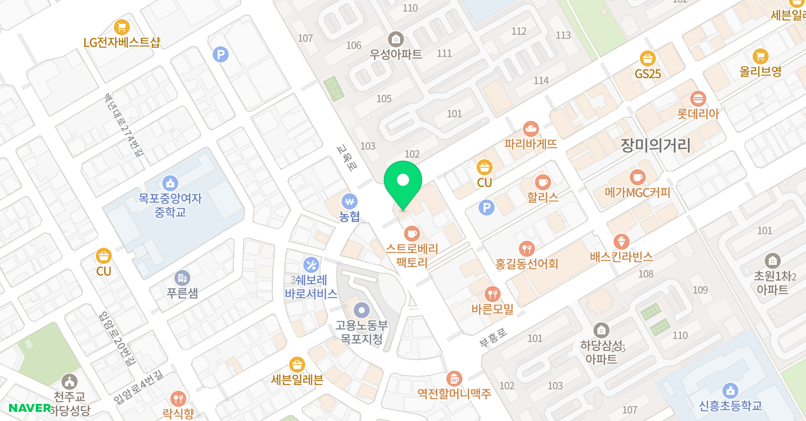 일프로 수학학원 위치