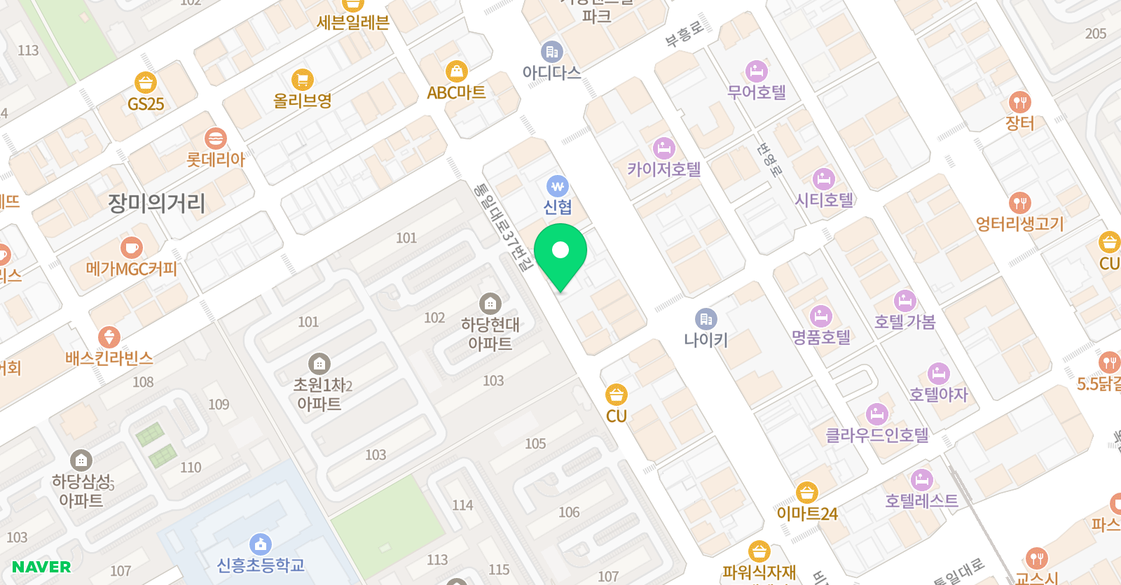 일품 학원 위치