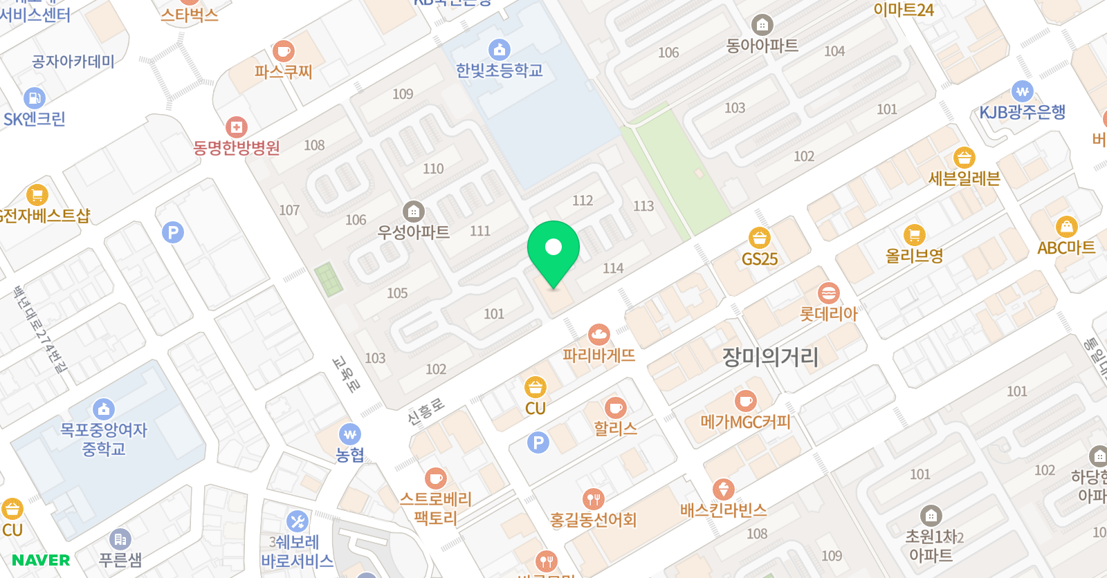 코마 태권도장 위치