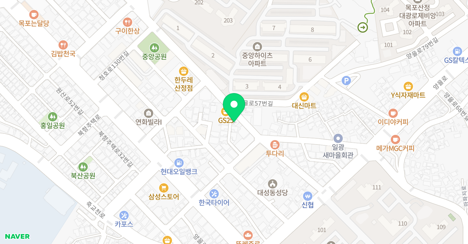 씨와이 수학전문학원 위치