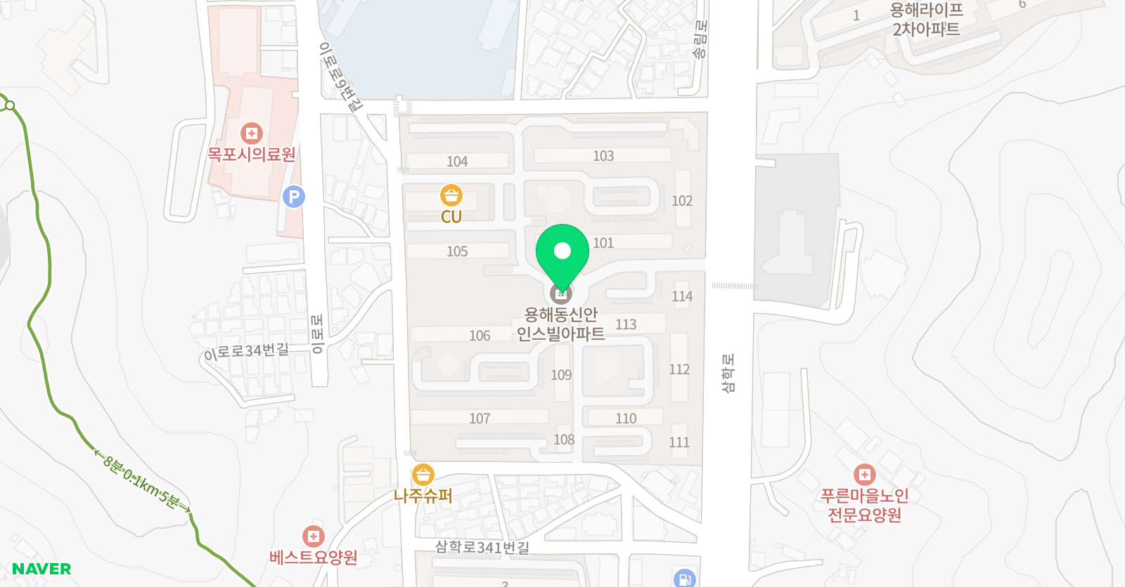 윤선생우리집앞영어교실 목포용해캠퍼스 위치