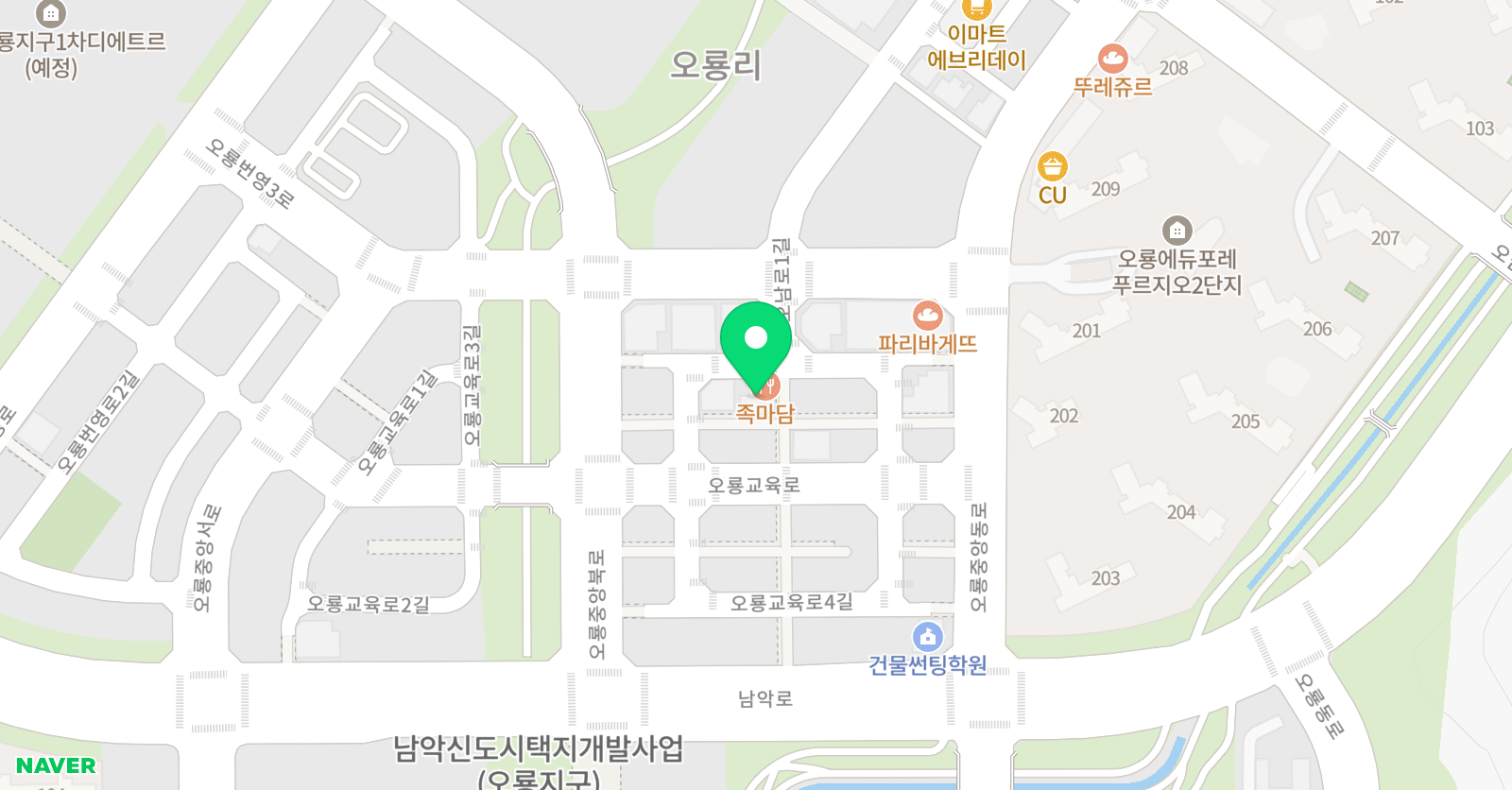 풀림 수학학원 위치