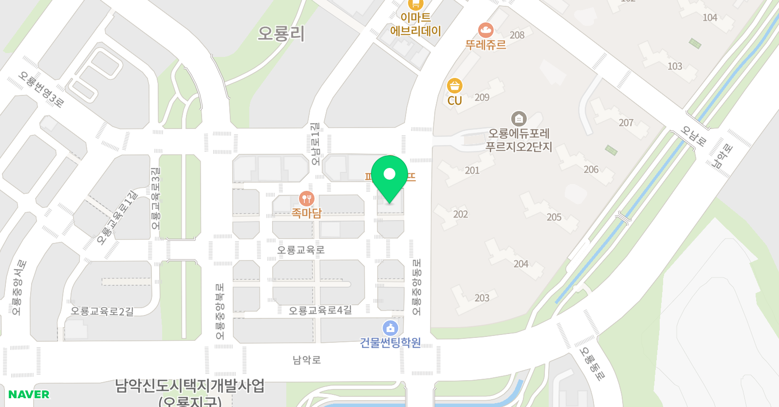 영재들의미술상자 오룡학원 위치