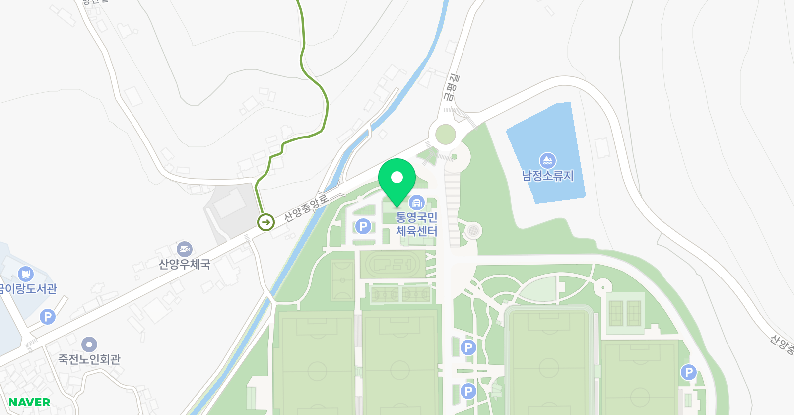 산양 스포츠파크 수영장 위치