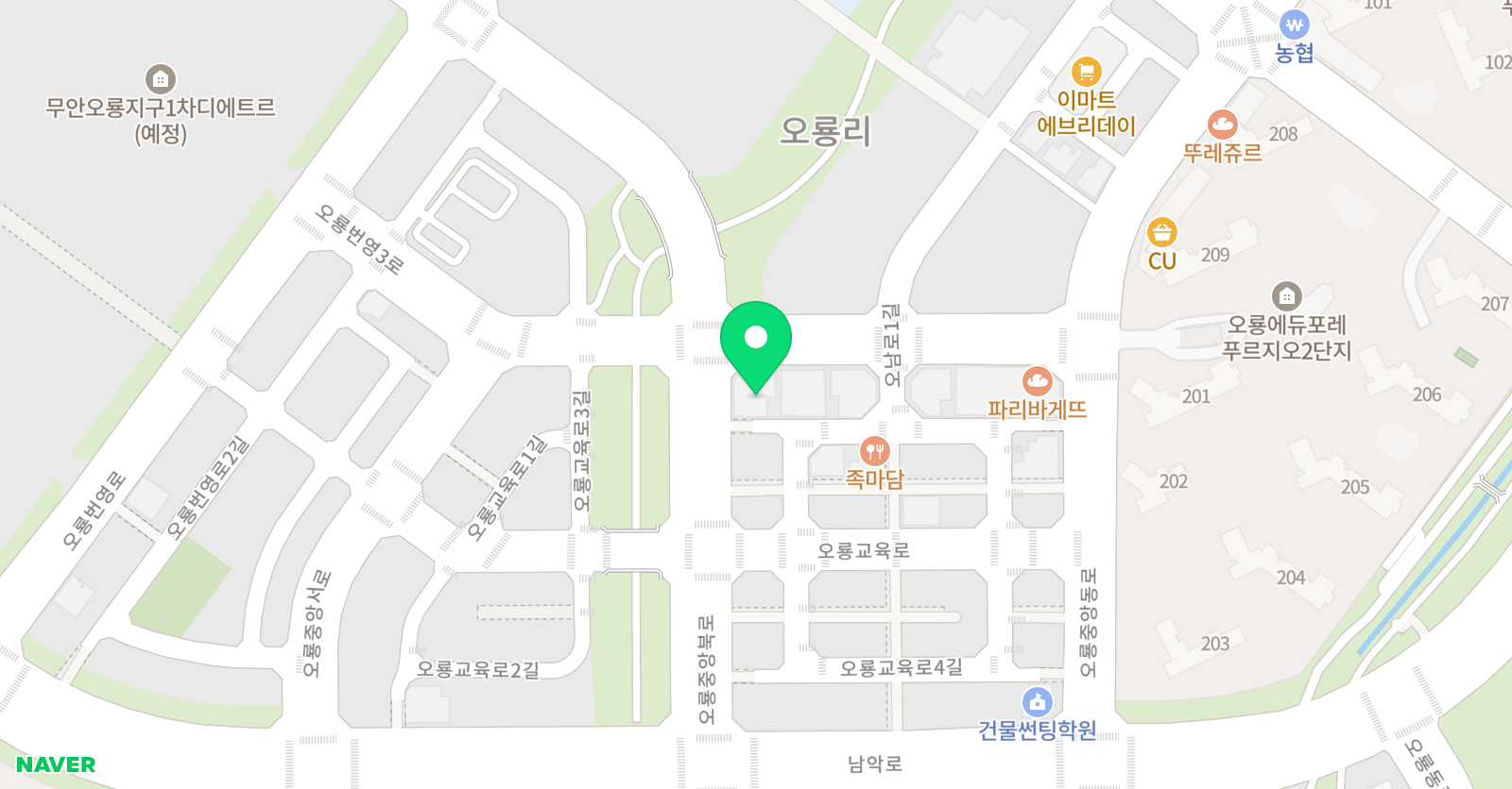 이레 수학학원 오룡분원 위치