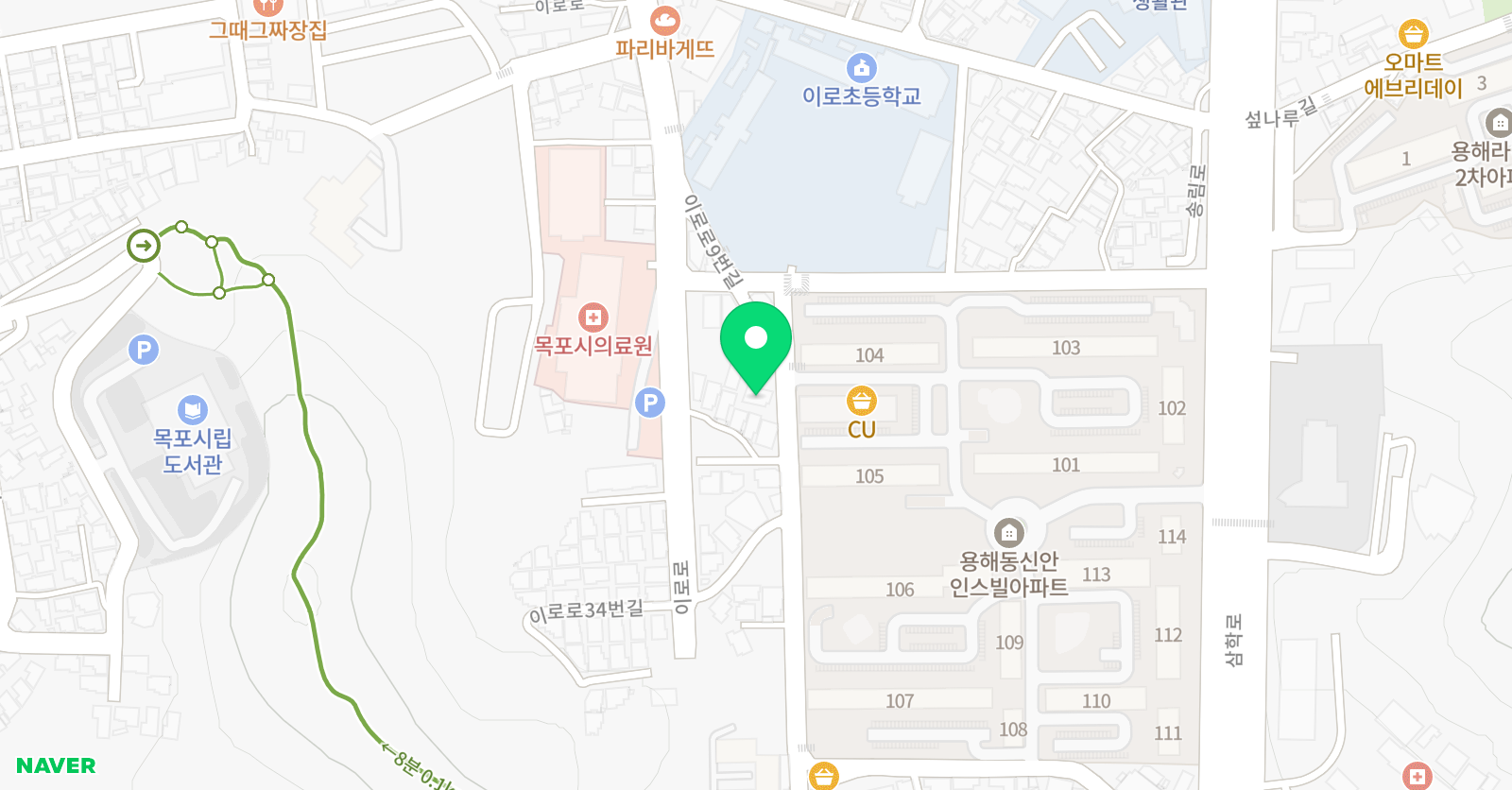 국가대표연세대무송태권도 위치