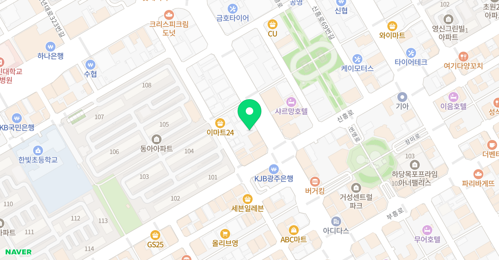 퍼플 무용아카데미 위치