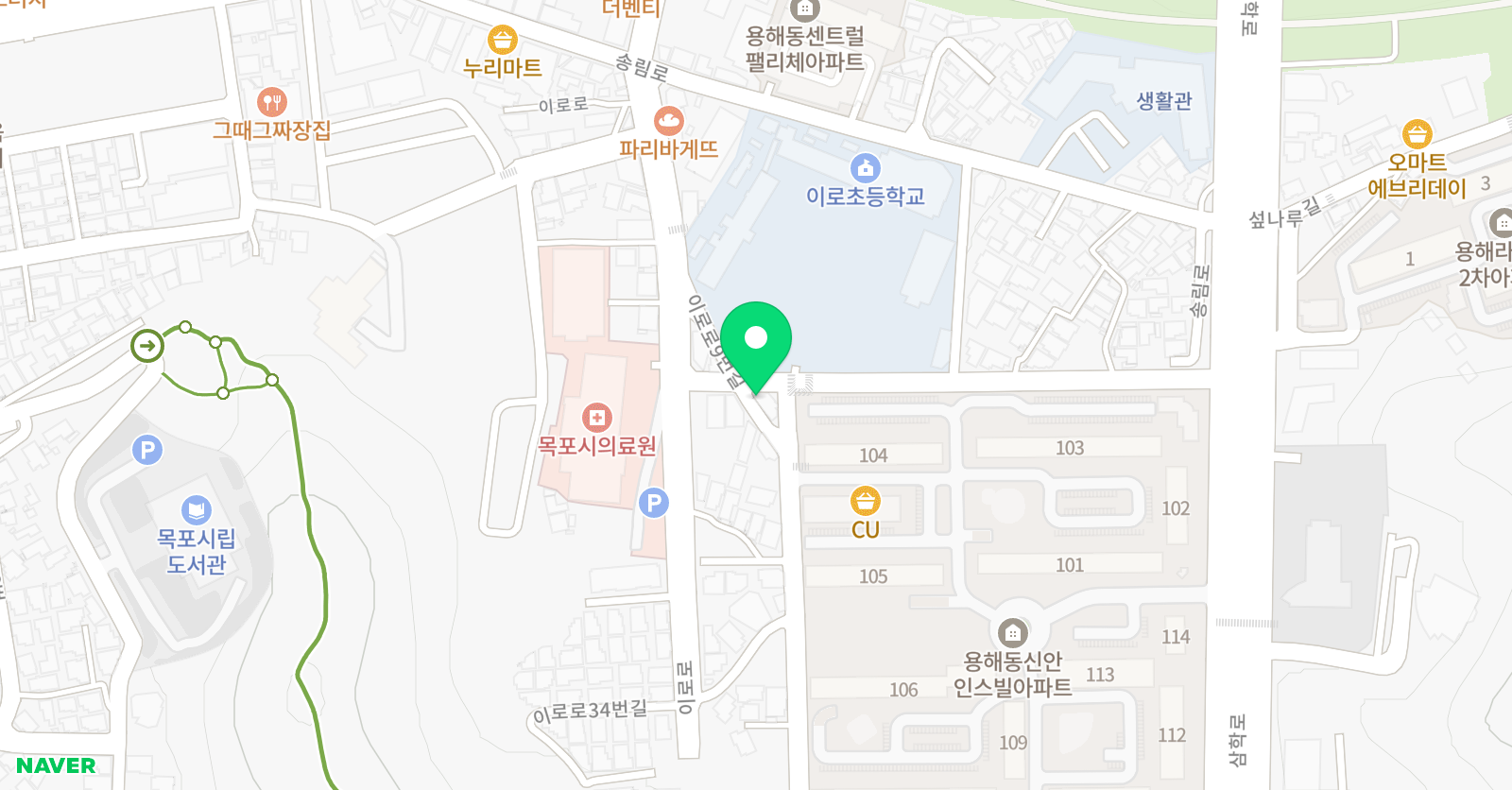 이룸 수학학원 위치