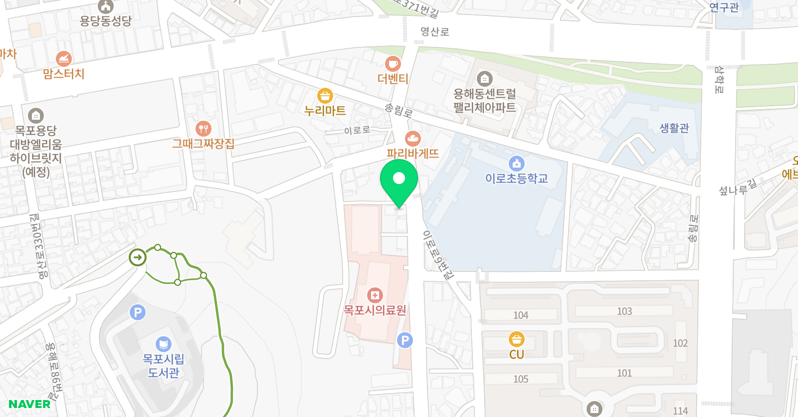 올림 영수학원 위치