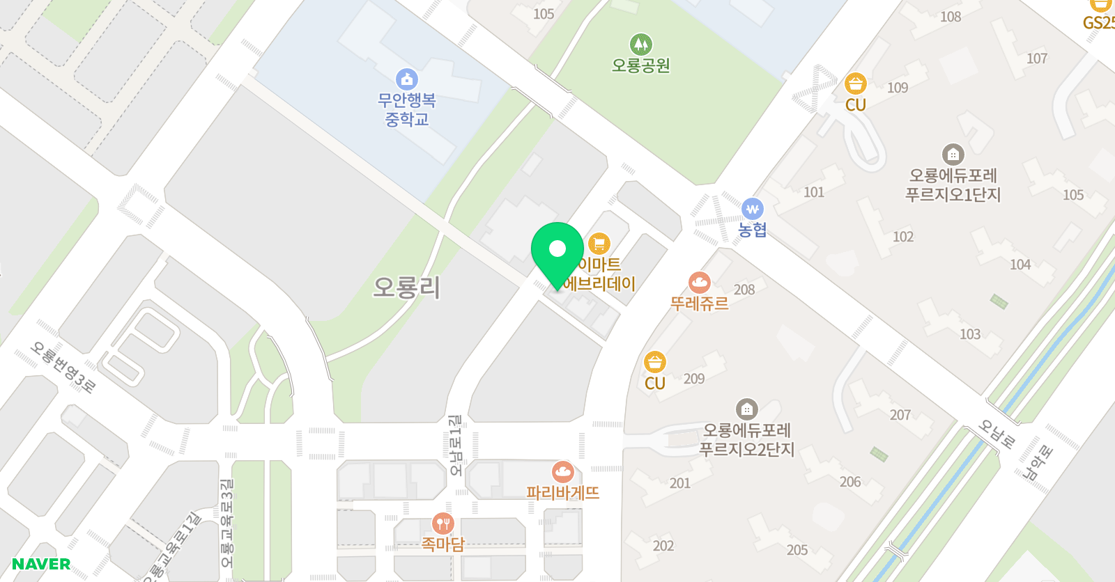 숙명솔 음악학원 위치