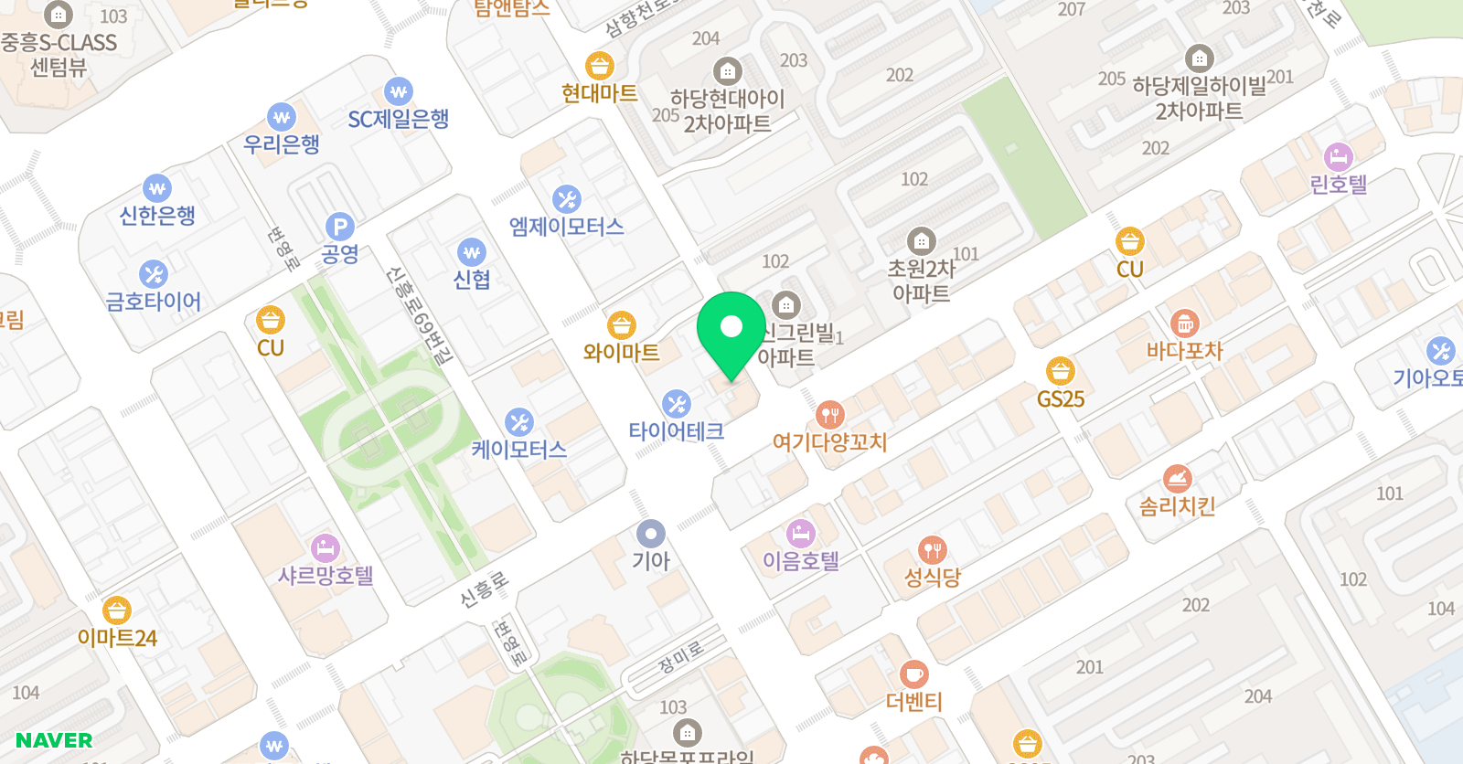 최인호작가의 국어면접학원 위치