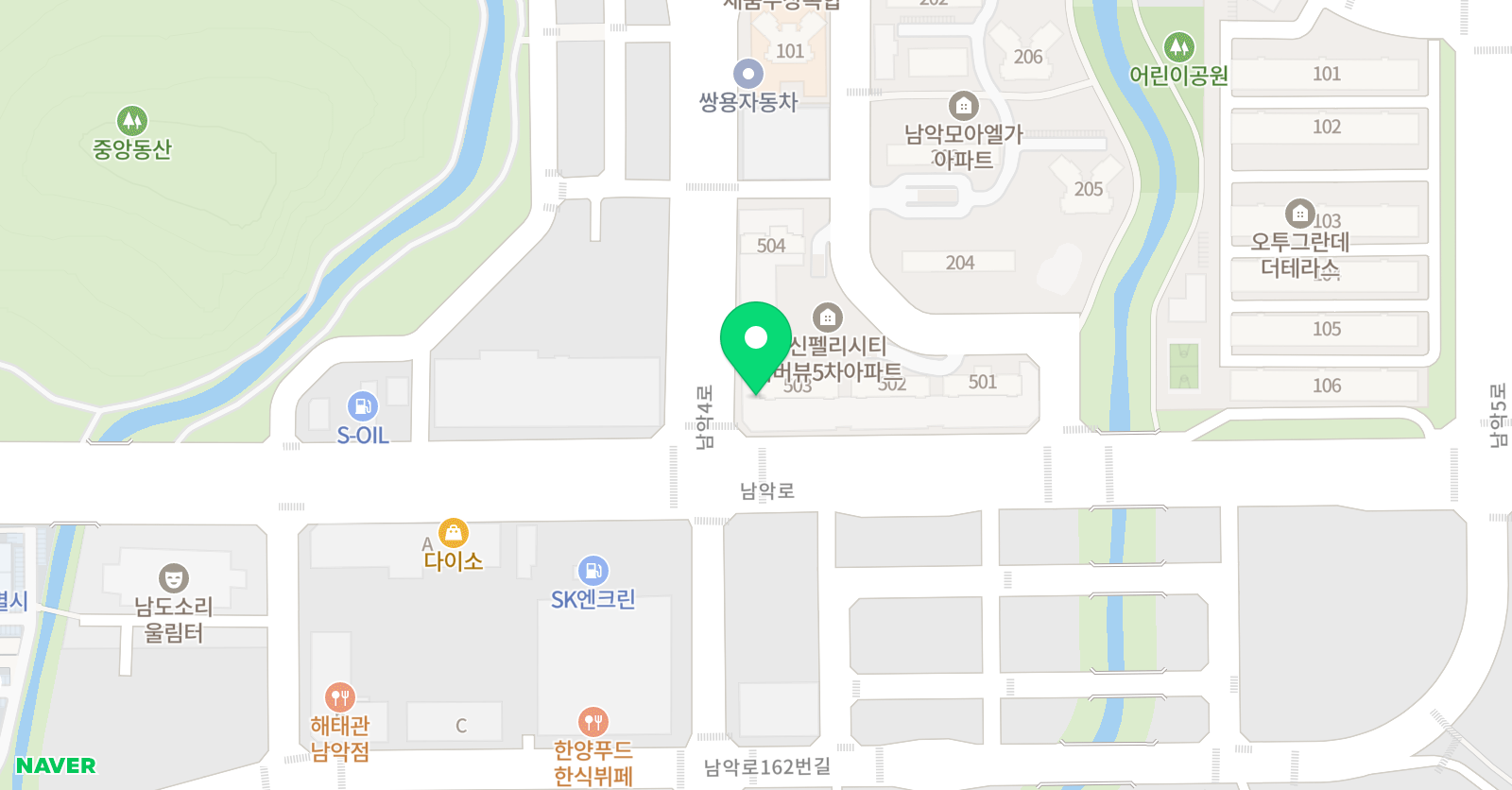 쓰고쓰고 국어글쓰기학원 남악 위치