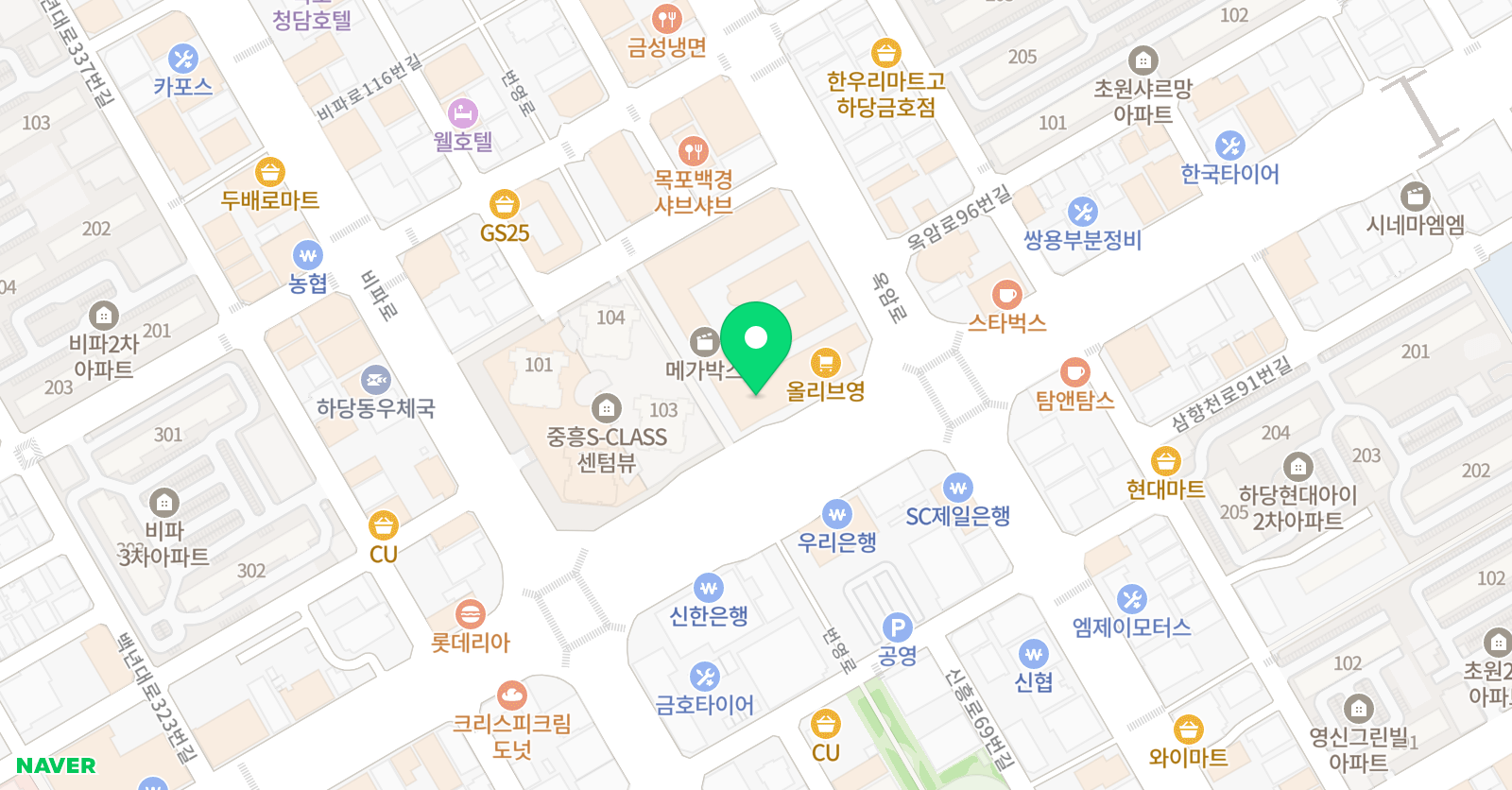 스포팅 축구교실 위치