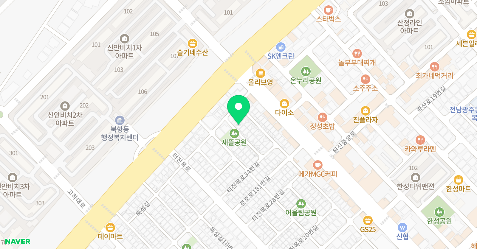 수진쌤공부방 위치