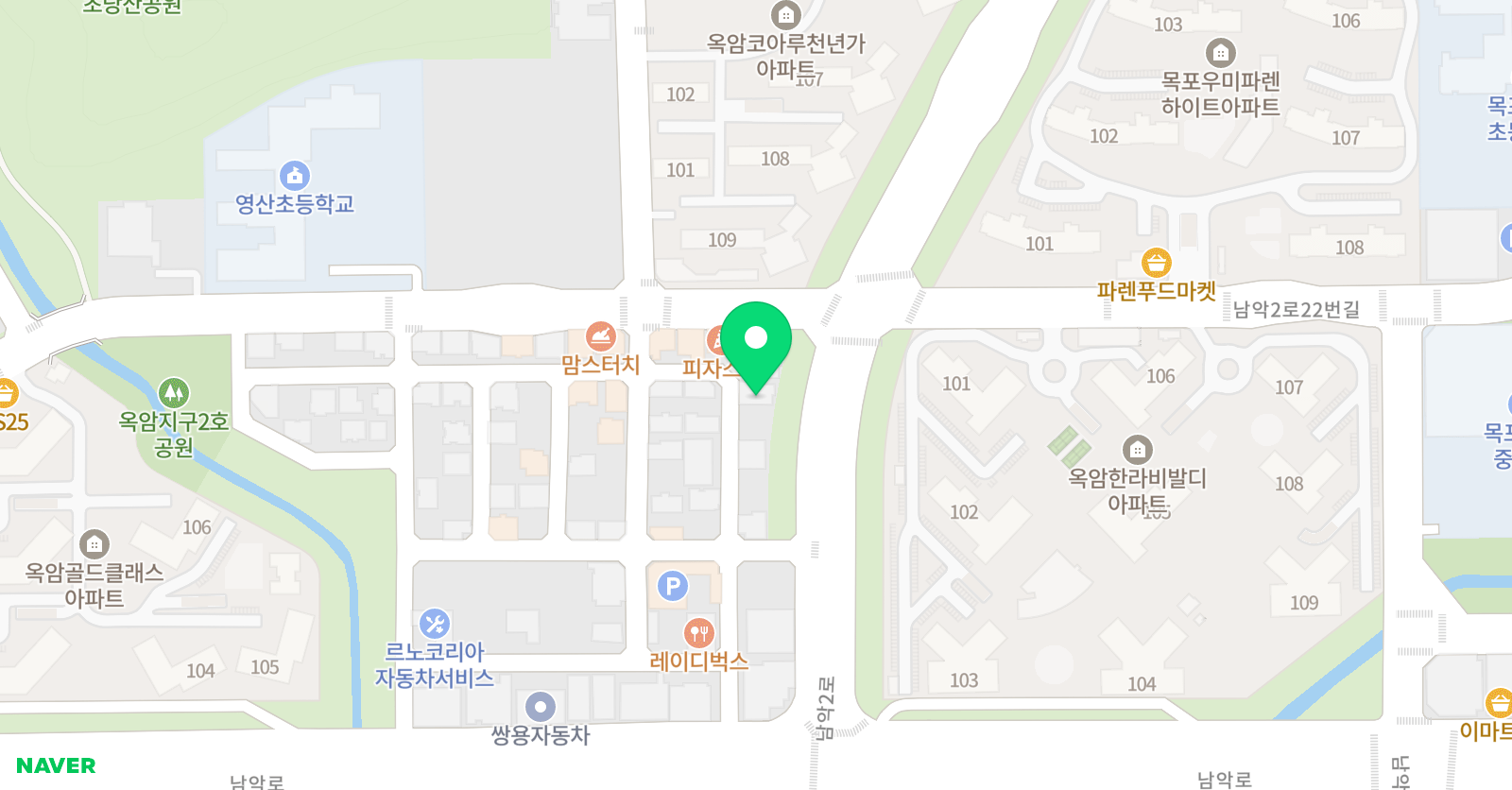 시매쓰 남악점 위치