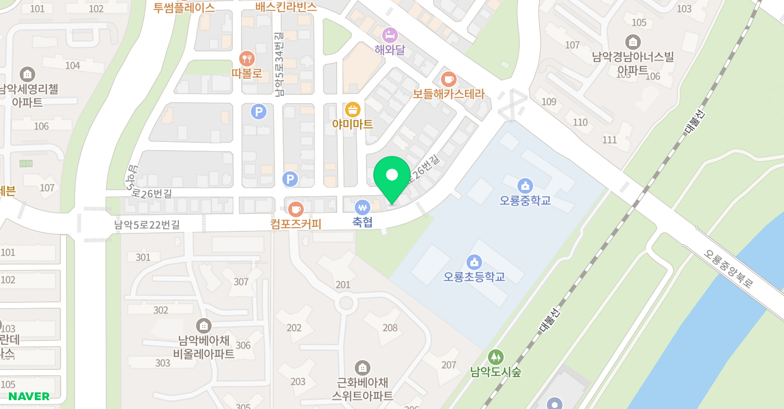 일교시 국어독서논술학원 위치