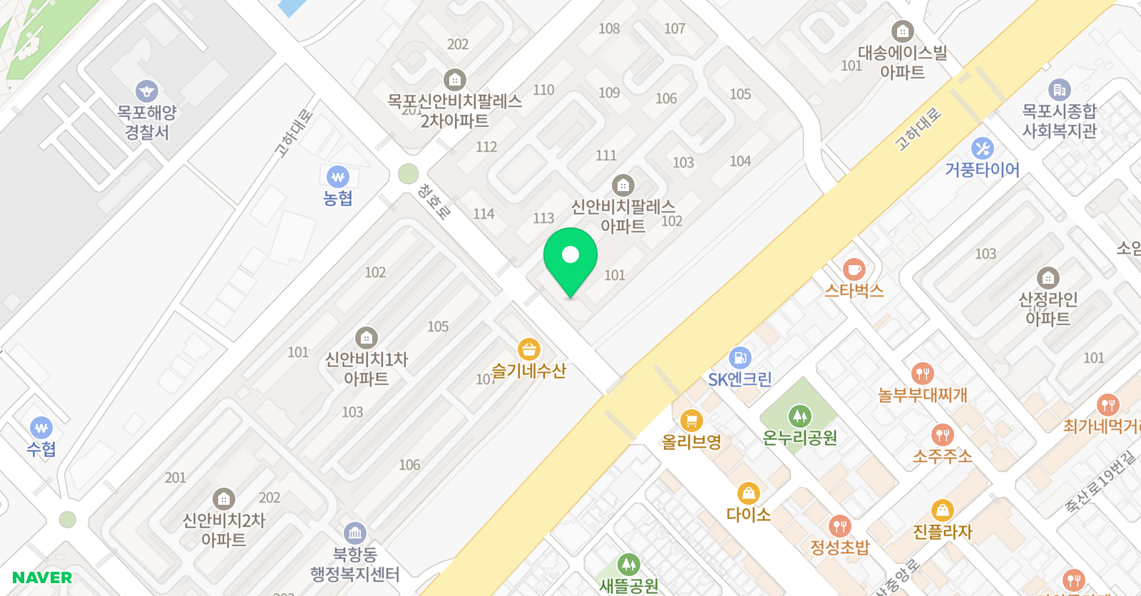 천하 효태권도 위치