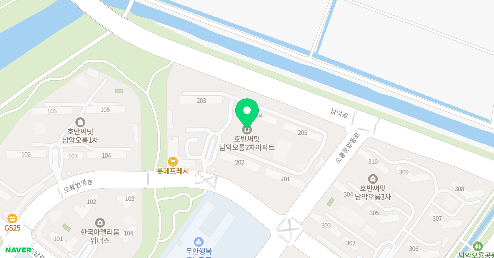 리드앤톡 무안오룡센터 위치