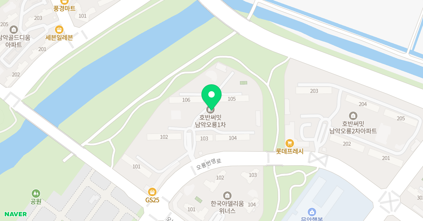 크리아트 오룡행복 미술교습소 위치