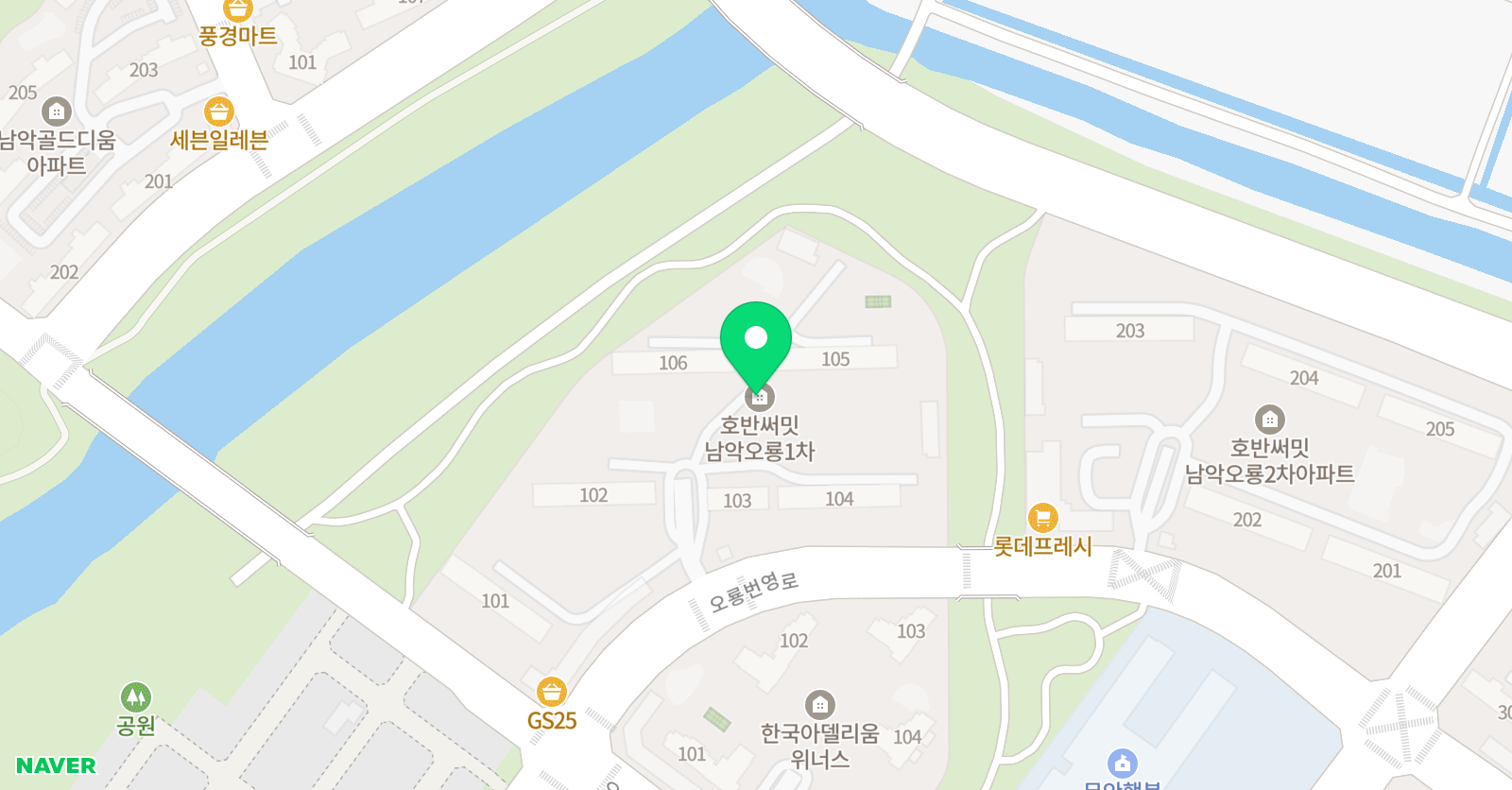 용인대태권도장 위치